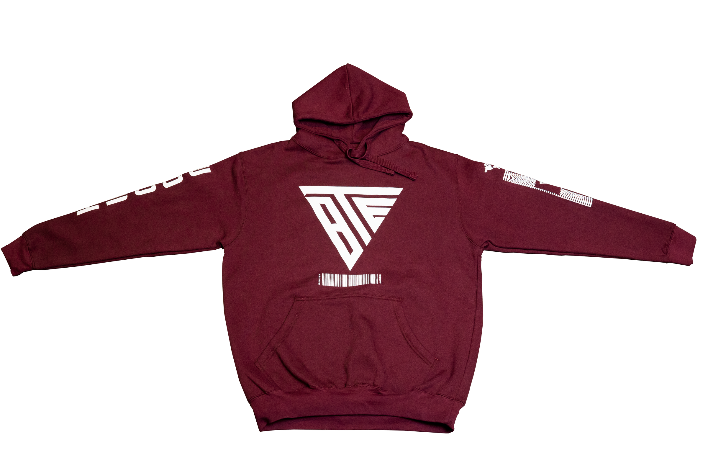 Off white maroon sales hoodie